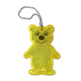 Rigid reflector on a chain / snap hook - bear ZT-7