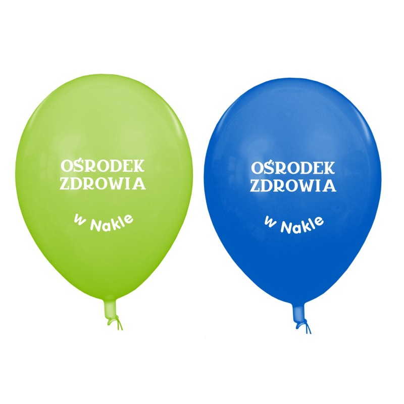 100 szt. z nadrukiem 1 kolor - Balony