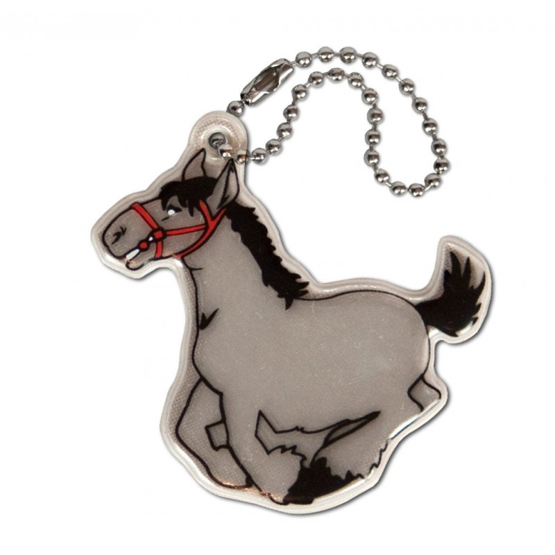 Zawieszka odblaskowa miękka - Koń