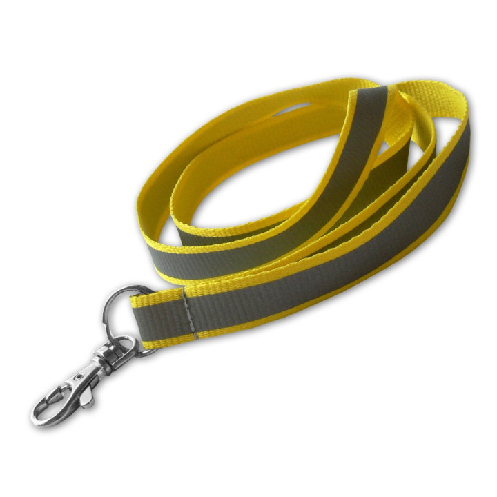 Smycz odblaskowa - kolor zielony - S-034