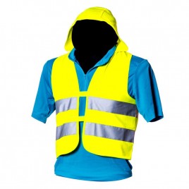 High Vis Vest with Hood