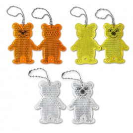 Zawieszka odblaskowa twarda - Miś ZT-8