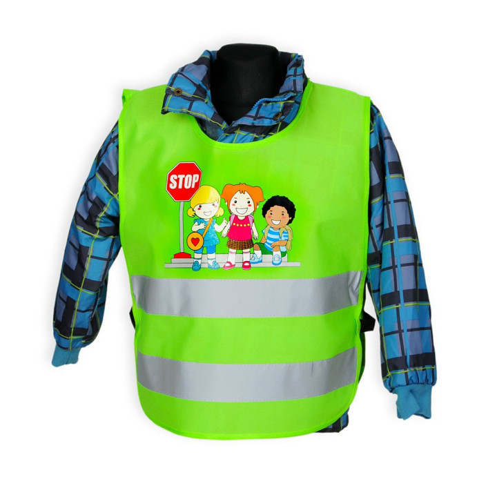 High Vis Vest for childrenYoYo-K203 STOP-2