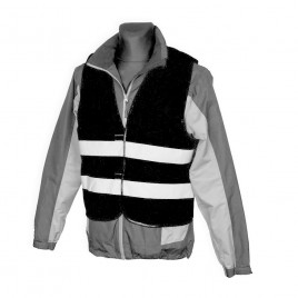 Kamizelka odblaskowa dla dorosłych 201/2P/K  - Czarna