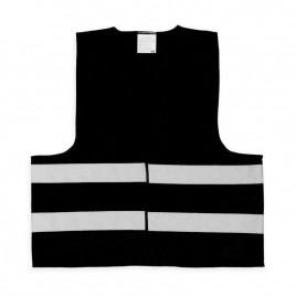 Kamizelka odblaskowa dla dorosłych 201/2P/K  - Czarna