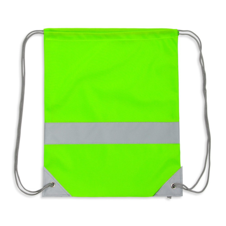 Светоотражающий детский рюкзак-мешок  (зелёный)