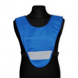 Светоотражающая детская накидка  на резинках (оранжевая)