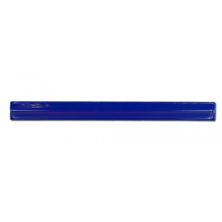 Reflektierendes Schnappband - blau