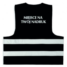 Kamizelka odblaskowa dla dorosłych 201/2P/K  - Czarna