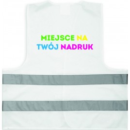 Adult High Vis Vest W-YG801  - white