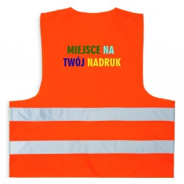 Kamizelka odblaskowa dla dorosłych VEST 2 - pomarańczowa