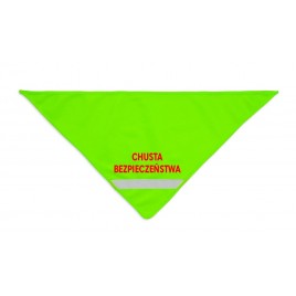 Chusta odblaskowa - kolor zielony - typ CH-034