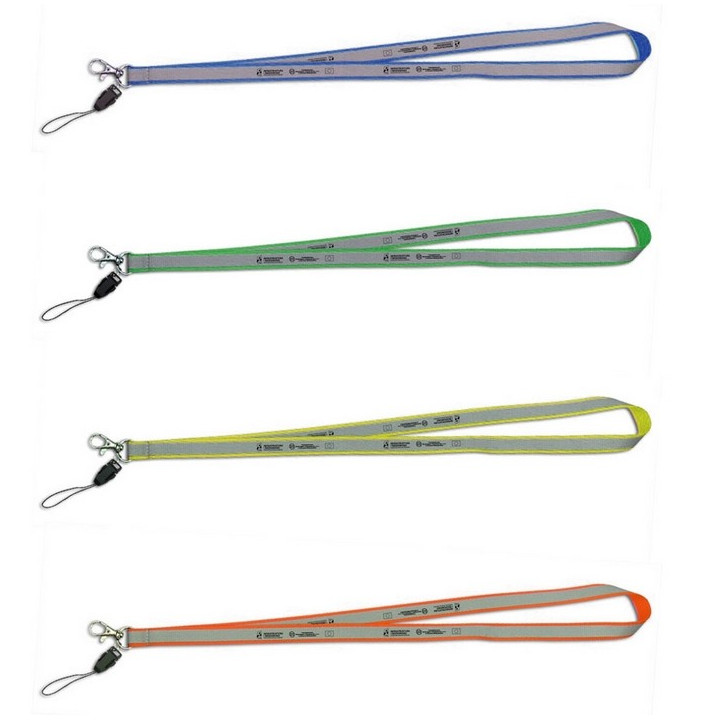 Smycz odblaskowa - kolor zielony - S-034