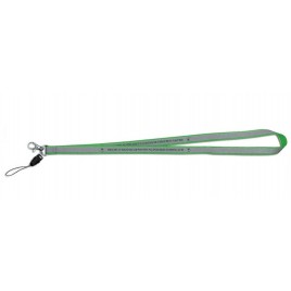 Светоотражающая лента (шнурок) рекламный, оранжевого цвета