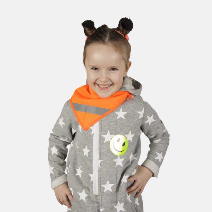 Chusta odblaskowa - kolor biały