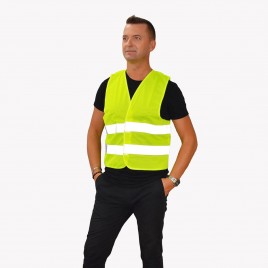 Mesh Adult High Vis Vest YoYo-201/2P/Ż/S  - yellow