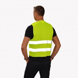 Mesh Adult High Vis Vest YoYo-201/2P/Ż/S  - yellow