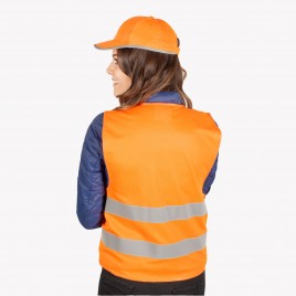 Kamizelka odblaskowa dla dorosłych VEST 2 - pomarańczowa
