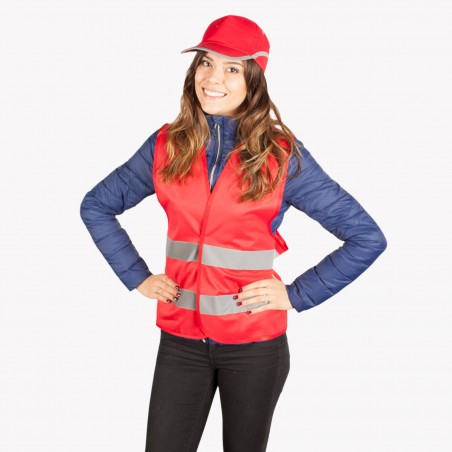 Adult High Vis Vest YoYo-201/2P/C - red