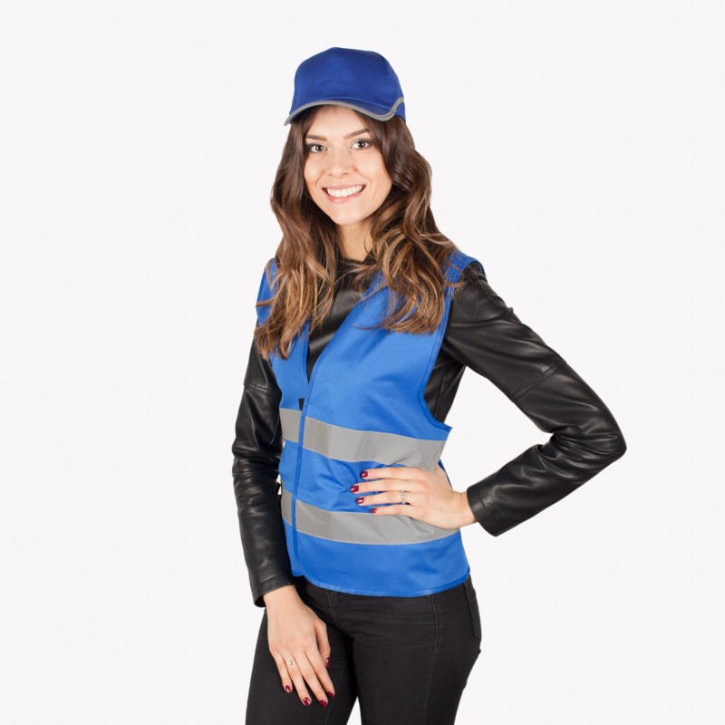 Reflektierende Weste für Erwachsene YoYo-201/2P/N  - blaue