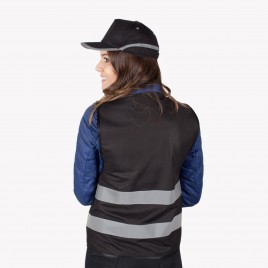 Kamizelka odblaskowa dla dorosłych 201/2P/K  - Czarna