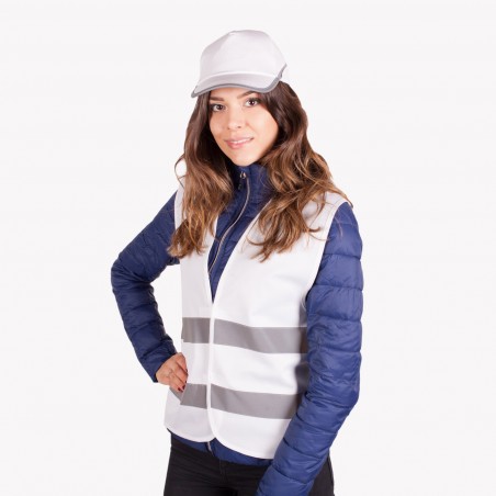 Adult High Vis Vest W-YG801  - white