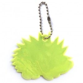 Reflective soft pendant - yellow hedgehog