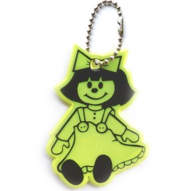 Soft reflective pendant - yellow doll
