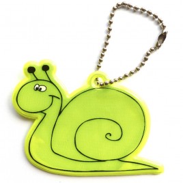 Мягкая светоотражающая подвеска - желтая улитка