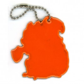 Zawieszka odblaskowa miękka - Wiewiórka