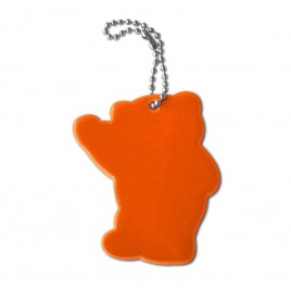 М'які відбивні підвіски - помаранчевий плюшевий ведмедик
