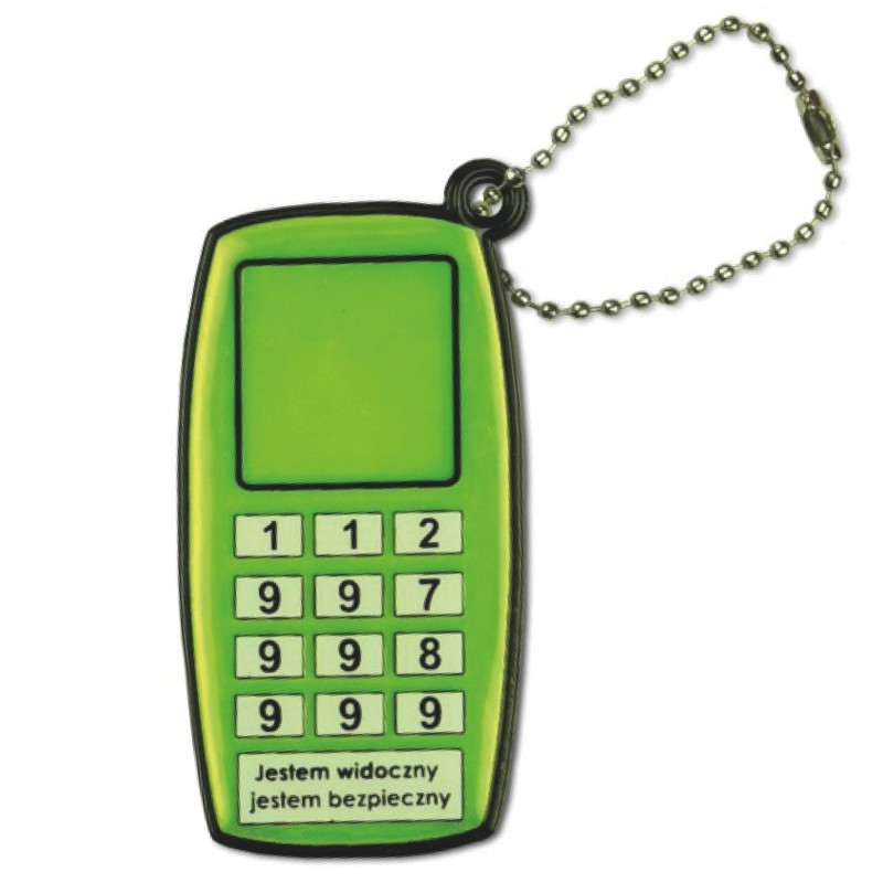 Zawieszka odblaskowa miękka - Telefon komórkowy