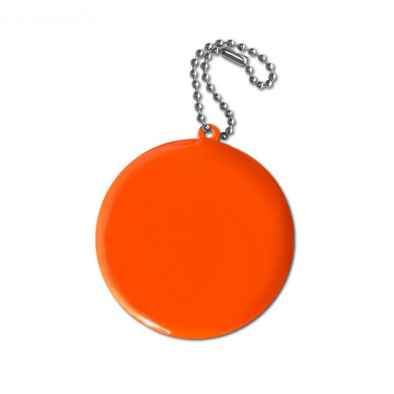 Soft reflector on chain / snap hook wheel