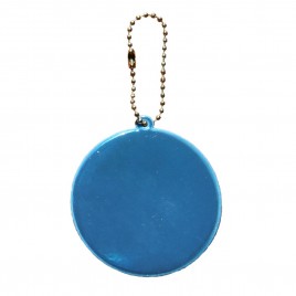 Soft reflector on chain / snap hook wheel