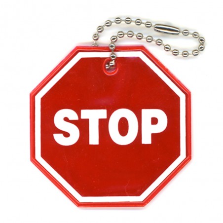 Zawieszka odblaskowa miękka - STOP