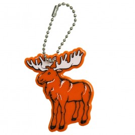 Zawieszka odblaskowa miękka - Łoś pomarańczowy