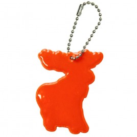 Zawieszka odblaskowa miękka - Łoś pomarańczowy