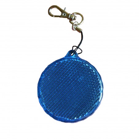 Rigid reflector on a chain / snap hook  - circle ZT-5