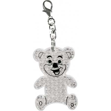 Zawieszka twarda TEDDY srebrna