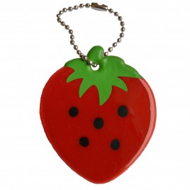 Подвеска светоотражающая, мягкая "Клубника"
