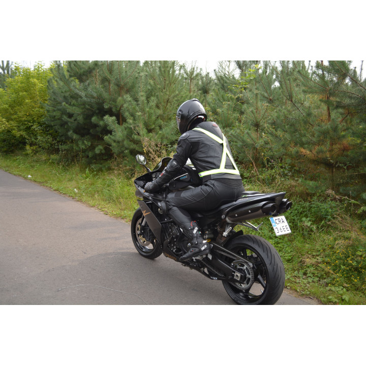 Reflektierender Gummigürtel für Erwachsene - gelb