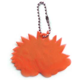 Reflektierender weicher Anhänger - gelber Igel