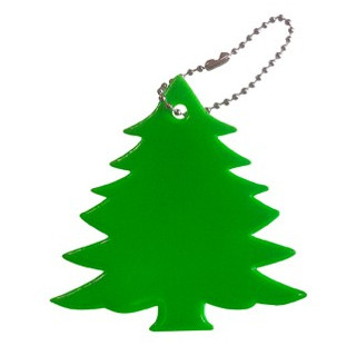 Reflektierender Anhänger WEIHNACHTSBAUM - Weihnachtsdruck!