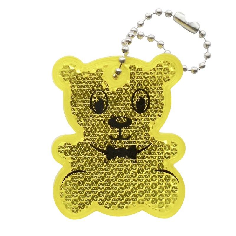 Reflective yellow, hard smile