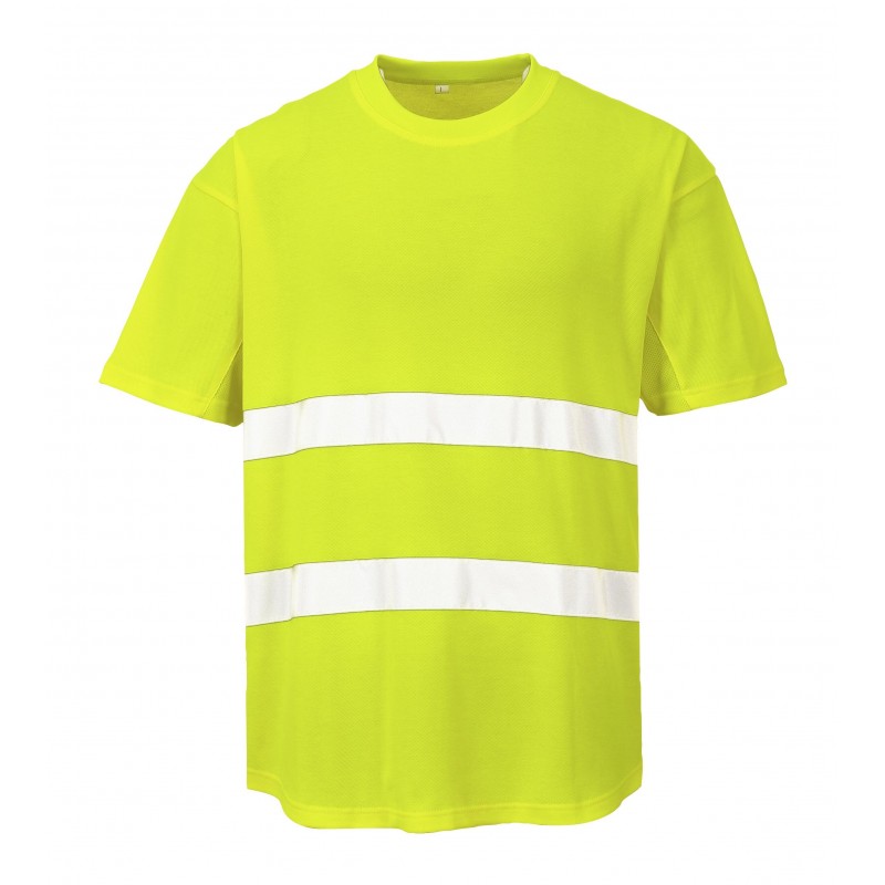 Mesh T-Shirt CE C394 żółty