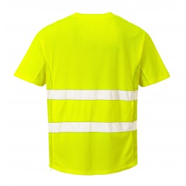 Mesh T-Shirt CE C394 żółty