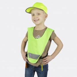 Mini szelka odblaskowa dla dzieci - kolor żółty - typ MSZ-024