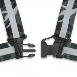 Rubber reflective braces for adults - moro