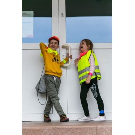 Светоотражающий детский рюкзак-мешок (жёлтый)