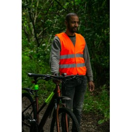 Kamizelka odblaskowa dla dorosłych VEST 2 - pomarańczowa